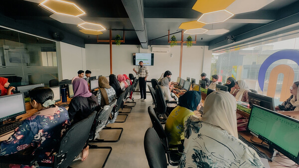 A session in progress at Aced Academy
