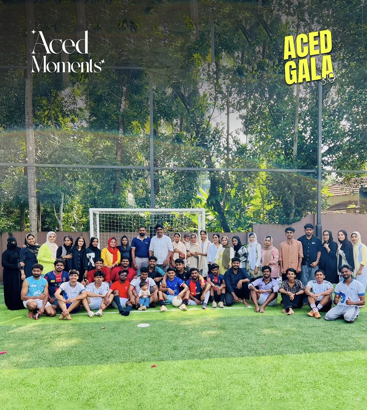 Aced Academy students together at the Aced Gala
