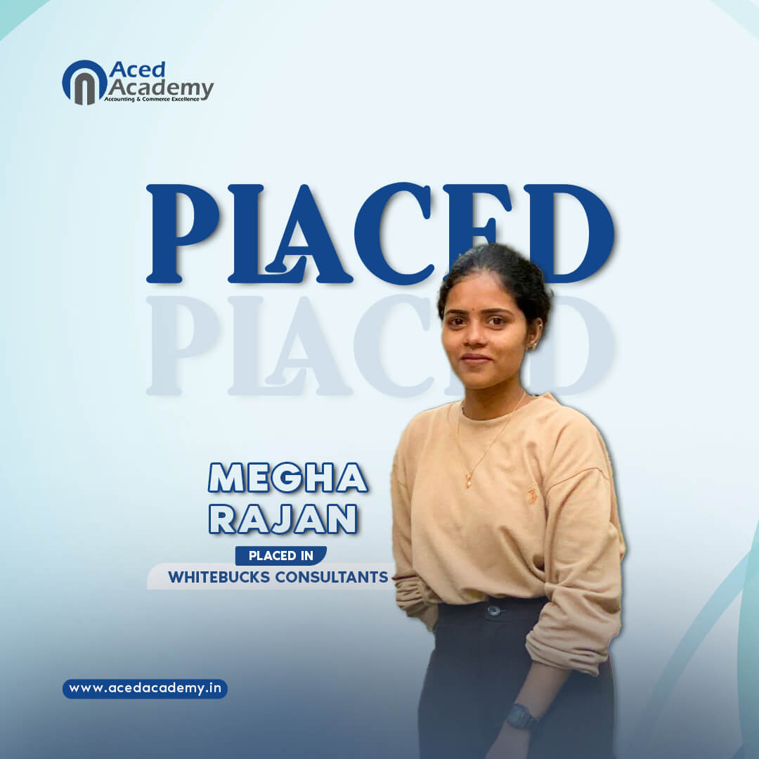 Megha Rajan, placed at Whitebucks Consultants